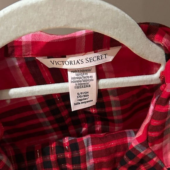 Victoria's Secret Flannel Long Pajama Set Size S - Picture 3 of 5